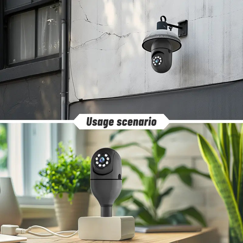 Wireless Outdoor Security Camera, Motion Detection, Two-Way Talk, Night Vision, Alexa Compatible